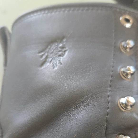 Chippewa Black Leather Lace-Up Work Boots - Picture 10 of 12